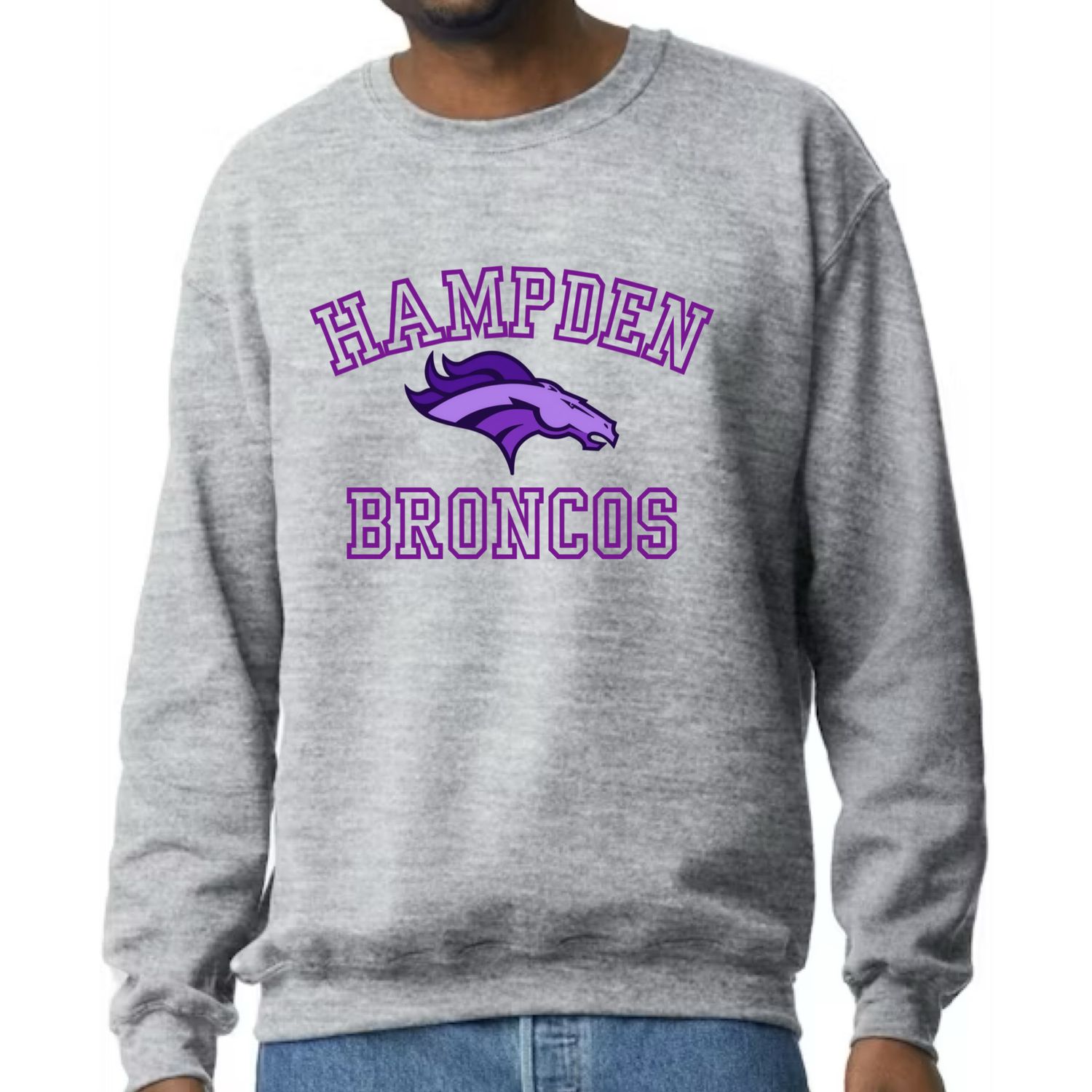 PREORDER Hampden Broncos Crew Neck Sweatshirt PREORDER Hampden Broncos Crew Neck Sweatshirt