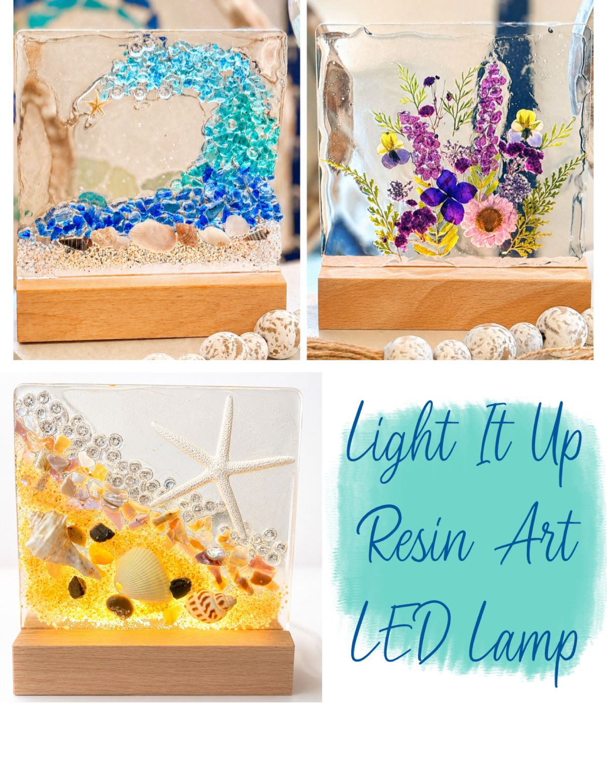 Light It Up: Resin Art LED Lamp July 15th
