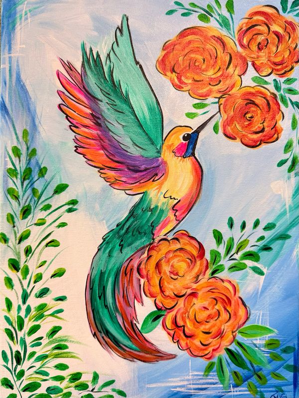 Hummingbird Paint and Sip