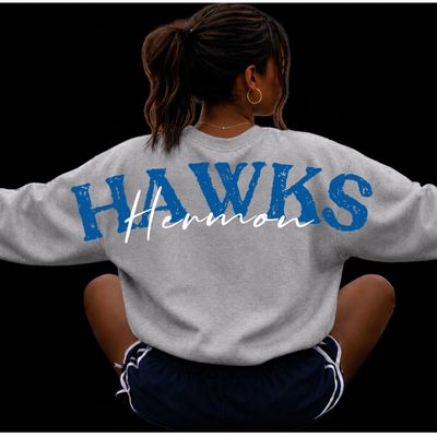 PREORDER Big Back Hermon Hawks Crew Neck Sweatshirt