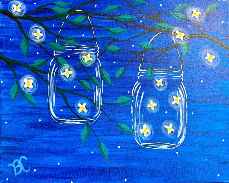 Firefly Lanterns Paint and Sip