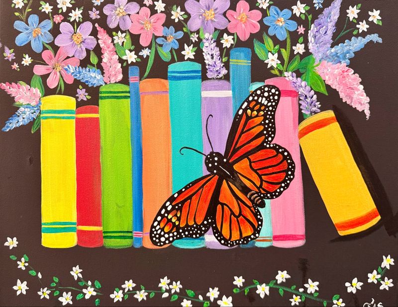 Books and Butterflies Family Friendly Class