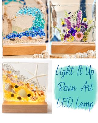 Light It Up: Resin Art LED Lamp August 6th