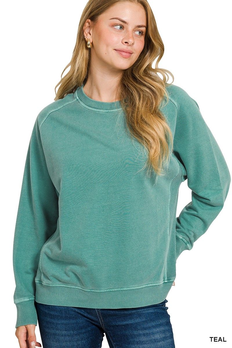 TEAL French Terry Sweatshirt