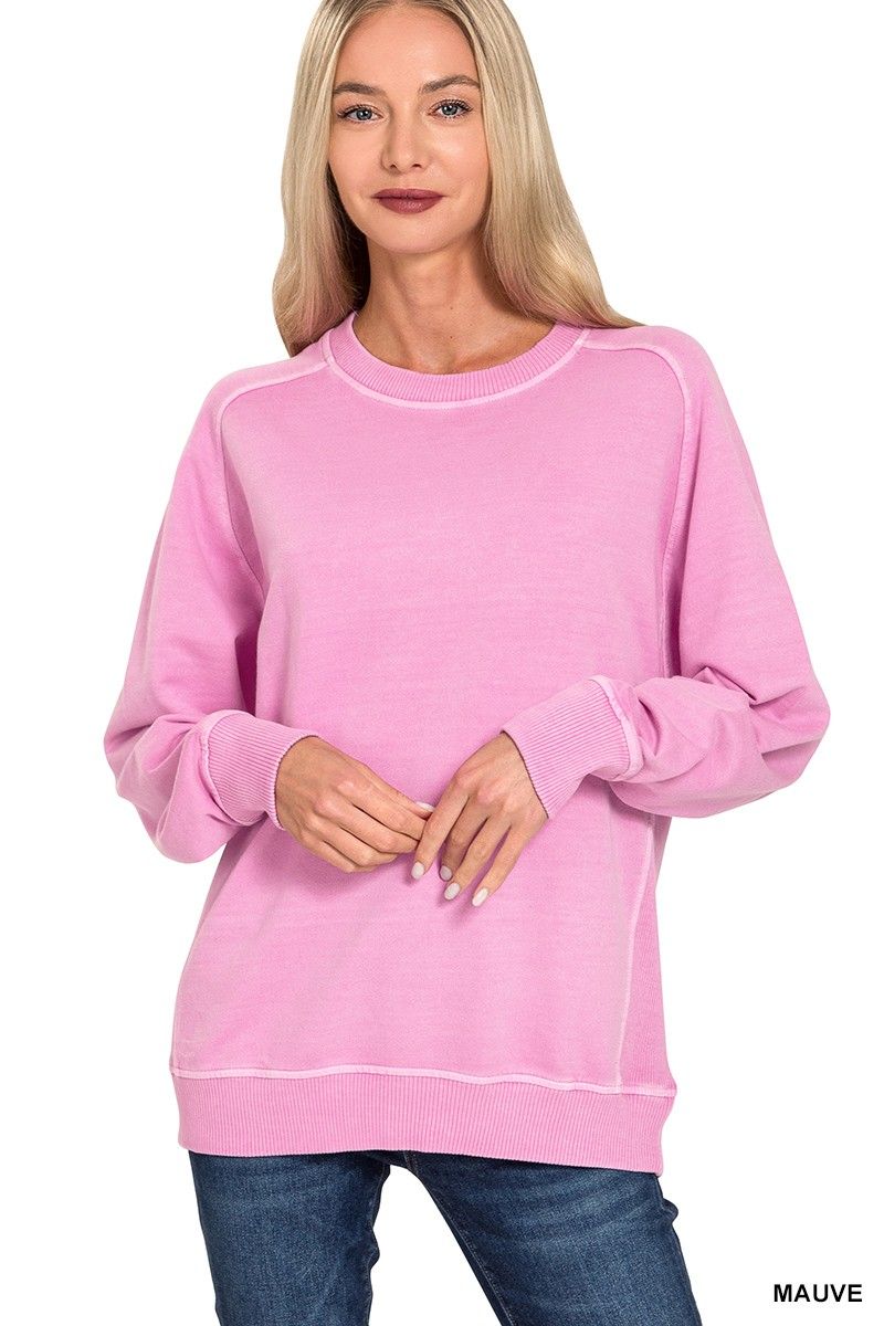 MAUVE French Terry Sweatshirt