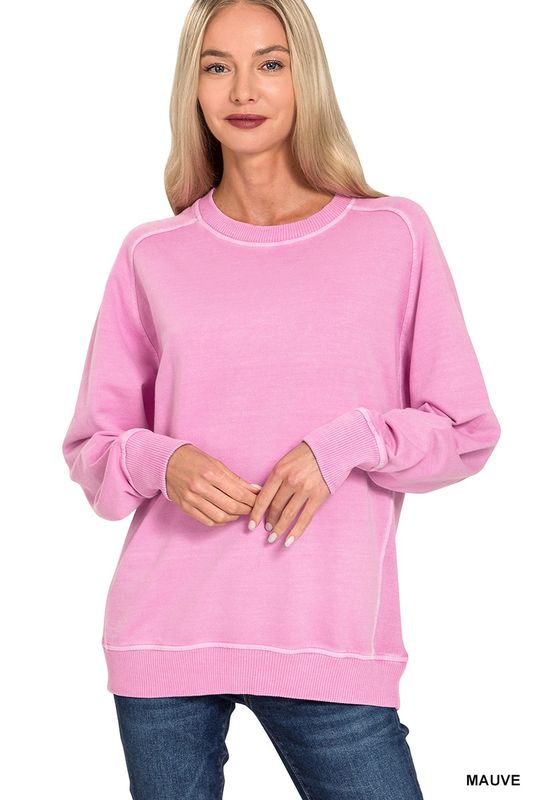 MAUVE French Terry Sweatshirt