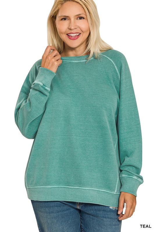 TEAL Plus French Terry Sweatshirt