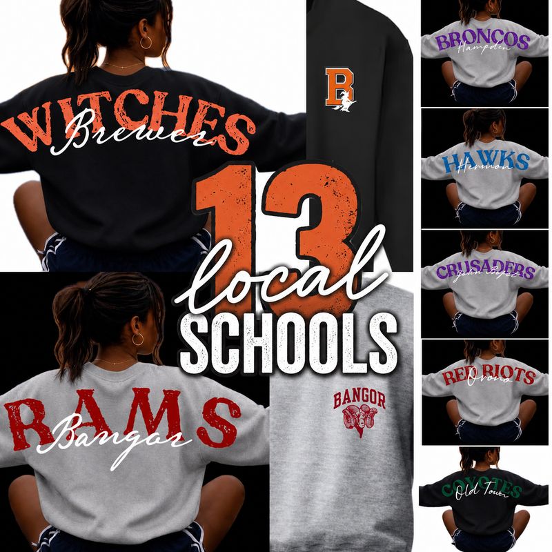 PREORDER Big Back School Crew Neck Sweatshirt PREORDER Big Back School Crew Neck Sweatshirt