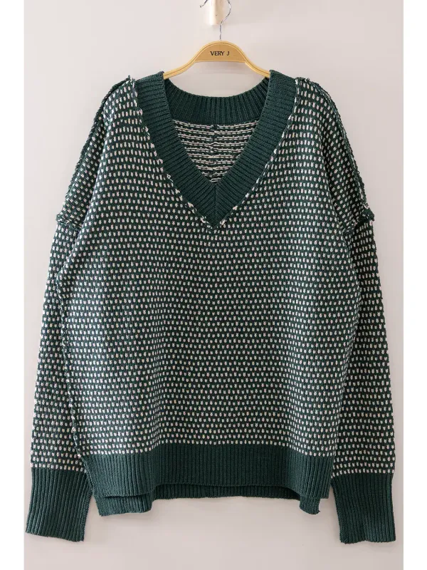 Forest V Neck Sweater Forest V Neck Sweater