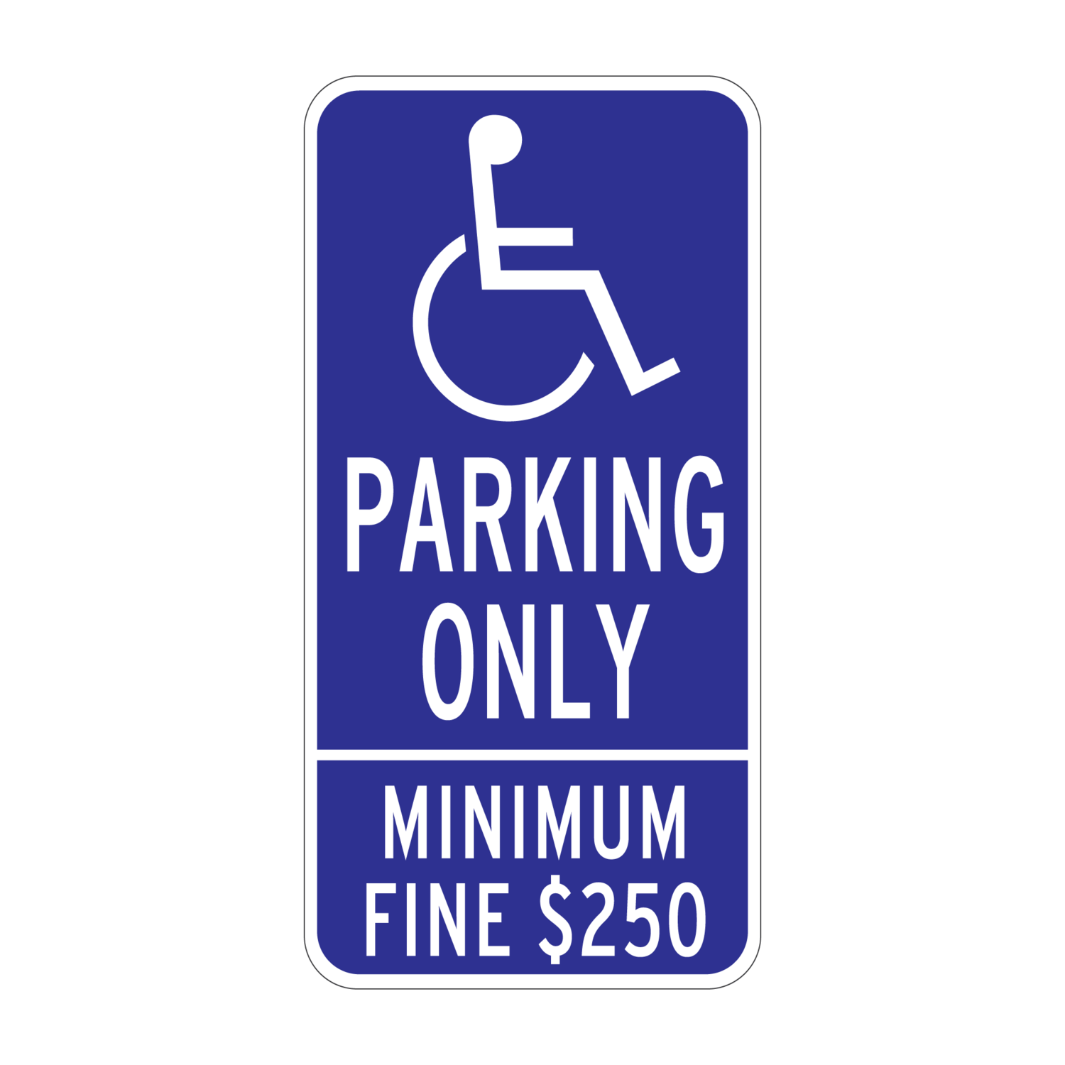 12&quot;x 24&quot; California R99C(CA) Accessible Parking Sign