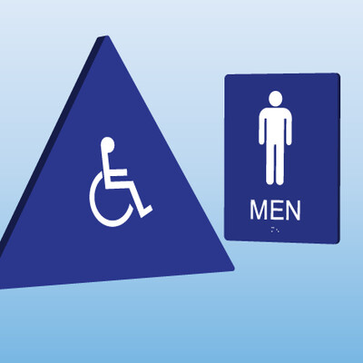 Male Restroom Signs
