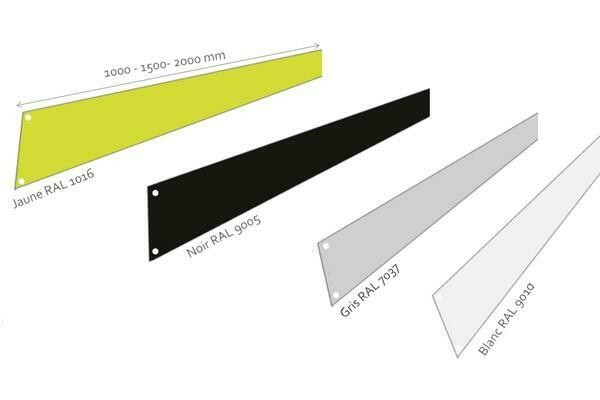 Plat aluminium laqué Contremarche ERP