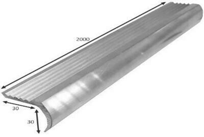 Nez de marche Arrondi Aluminium