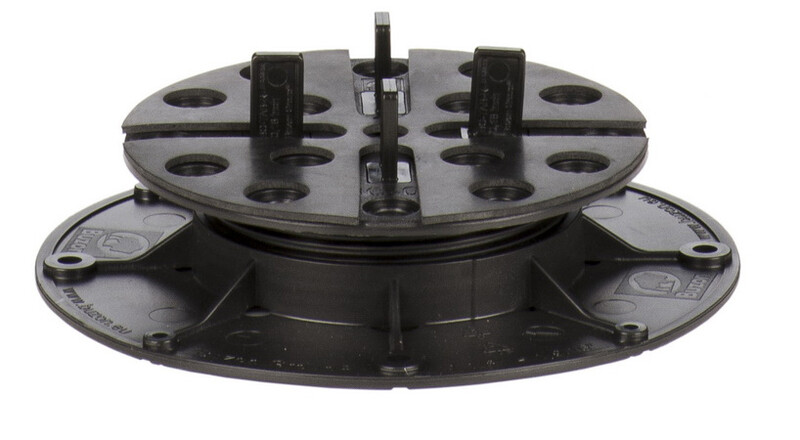 Plots caillebotis réglables avec ailette guidage