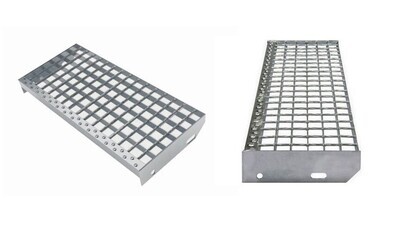 Marches caillebotis électroforgés