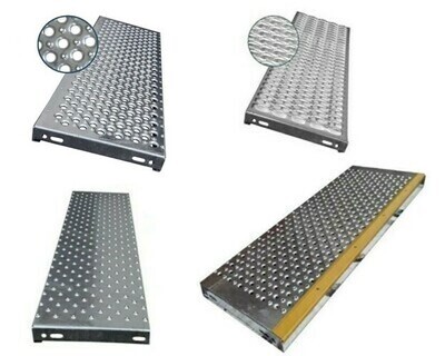 Marches toles perforés antidérapantes