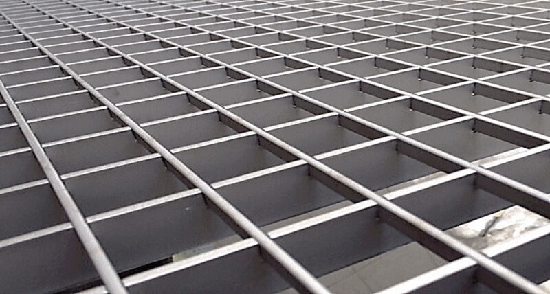 Caillebotis pressé Inox 304 maille 30x30