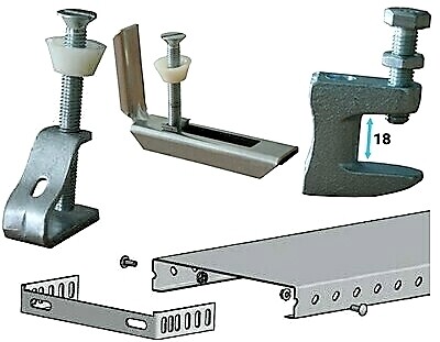 Fixations pour profils tôles