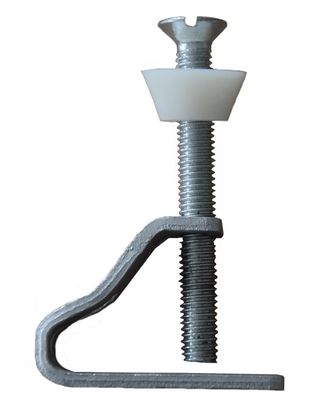 Fixation tôle grille perforées acier