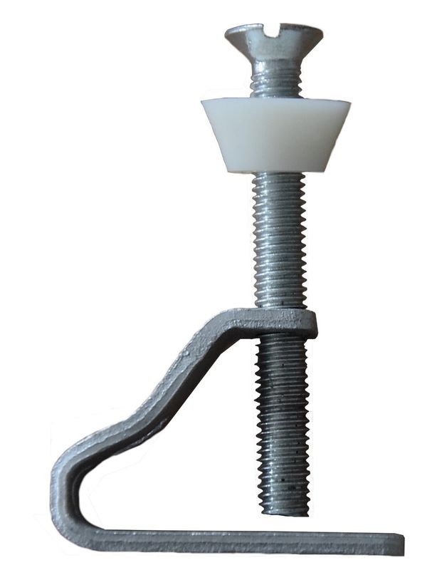 Fixation tôle grille perforées acier