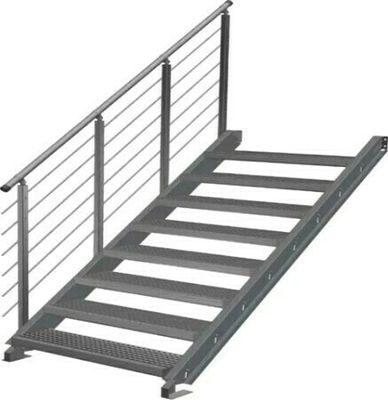 Escalier M1 hauteurs ajustables Kit complet Acier galvanisé