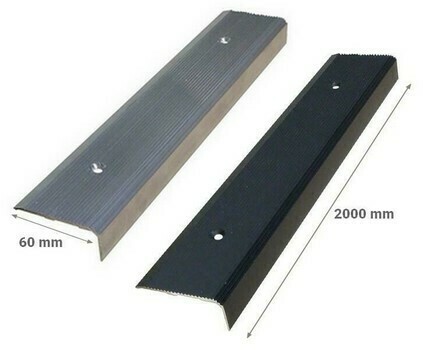 Nez marche XL strier antiderapant aluminium