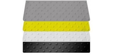 Dalle podotactile PMR Caoutchouc