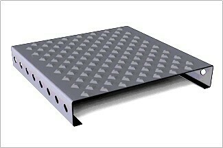 Tôle ERP surface pleine acier galvanisé