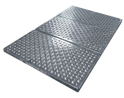 Plancher ERP tôle assemblées acier perforés Plancher ERP tôle assemblées acier perforés