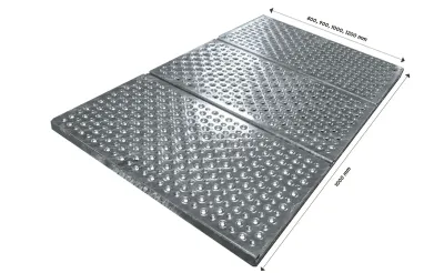Plancher erp tôles perforer assembler galvanisé