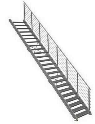 Escalier M3 à géométrie variable