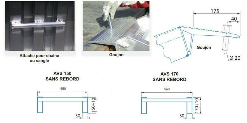 Rampe de chargement 6.5T