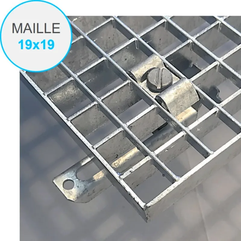 Attache cavalier 1-31 Caillebotis maille 20x20