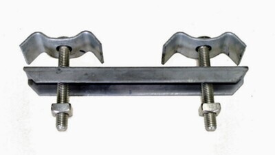 Attache double 13-40 caillebotis 40x40