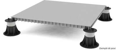 Caillebotis Polyester Surface Pleine