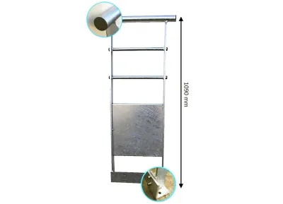 Garde corps ERP acier galvanisé