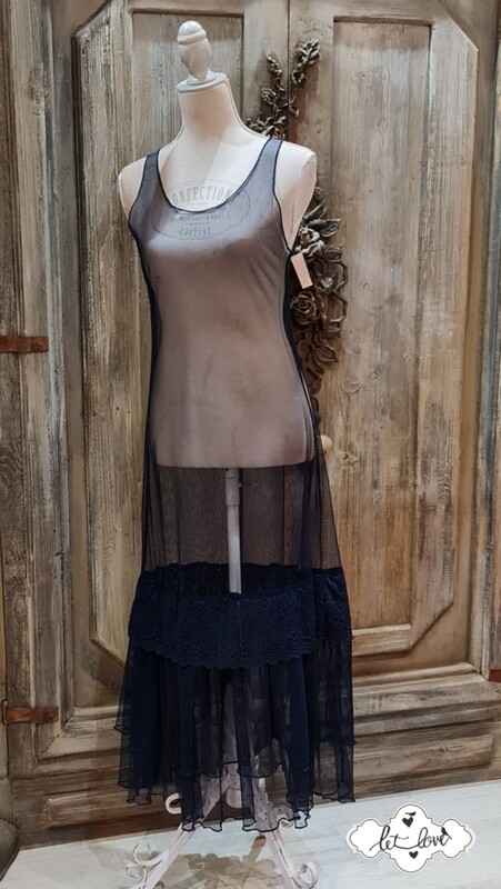 Petticoat Netting 2 Frill with Guipere Lace