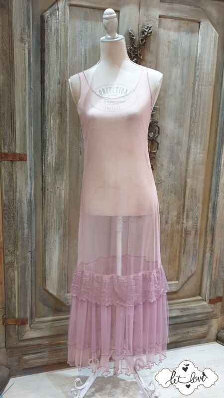 Petticoat Netting 2 Frill with Guipere Lace