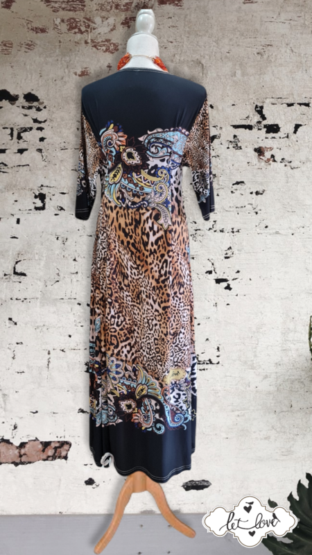 Ankle Length Dress with Sleeves