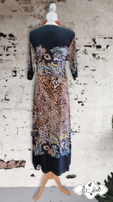 Ankle Length Dress with Sleeves
