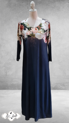 Ankle Length Dress with Sleeves