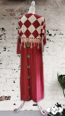 Ankle Length Dress with Sleeves