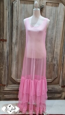 Petti 3Frill with Guipure Lace