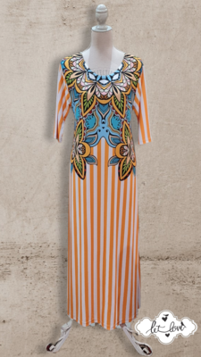 Ankle Length Dress with Sleeves
