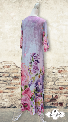 Ankle Length Dress with Sleeves
