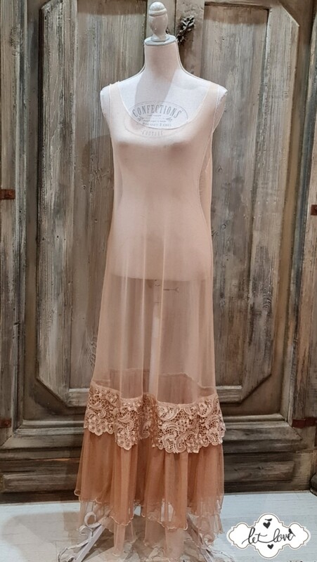 Petticoat 2 Frill Guipure Lace