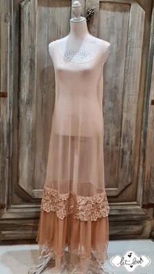 Petticoat 2 Frill Guipure Lace