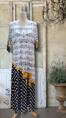 Ankle Length Dress with Sleeves