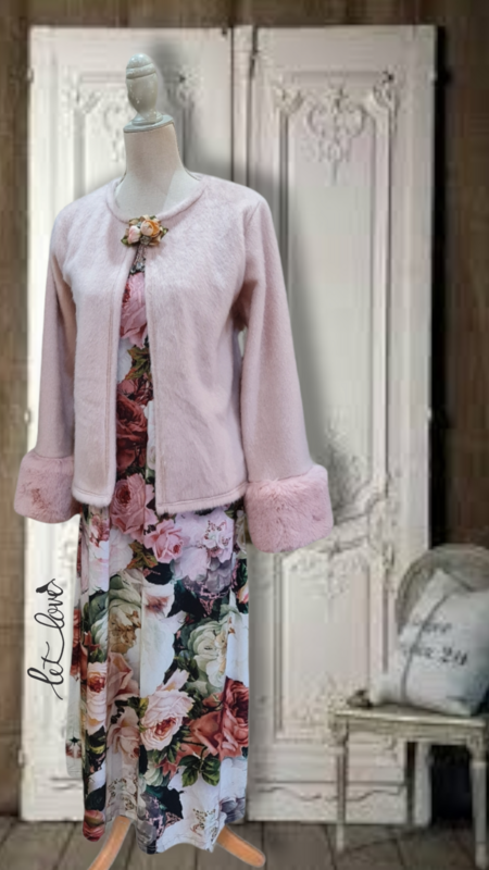 Ankle Length Dress with Sleeves