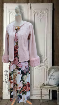 Ankle Length Dress with Sleeves